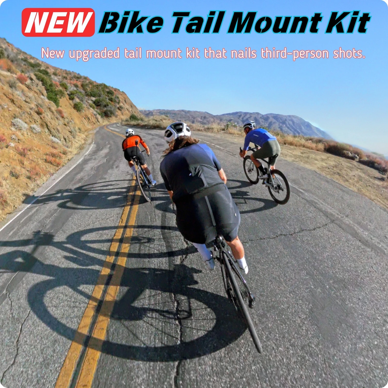 Bike Tail Mount Kit New Upgraded Biking Seat Gimbal Gears for Road Cycling Insta