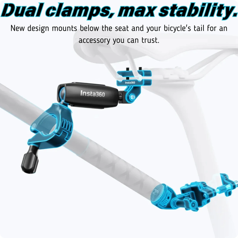 Bike Tail Mount Kit New Upgraded Biking Seat Gimbal Gears for Road Cycling Insta