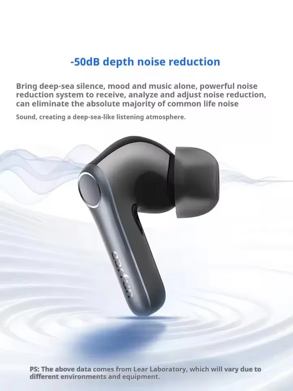 Earfun Air Pro 4 Wireless Earphone Active Noise Reduction HI-FI Bluetooth 5.4 Ea