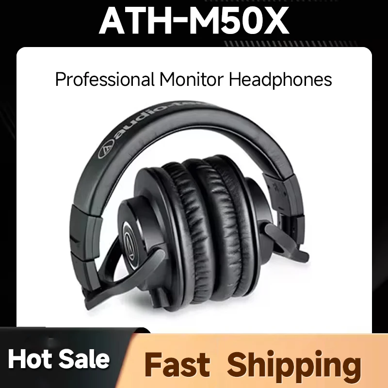 Audio Technica ATH M50X HIFI Earphones Professional Fully Enclosed Monitoring He
