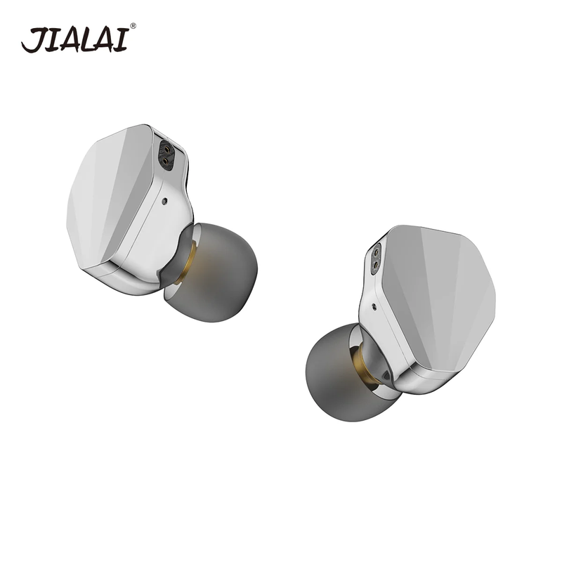 JIALAI Carat Hifi Wired Music Earphone 10Mm Titanium Plated DLC Dynamic Vocal in