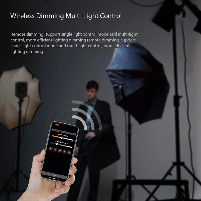 LIYADI G230W LED Video Light 2800K-6500K Live Professional Fill Light Photograph