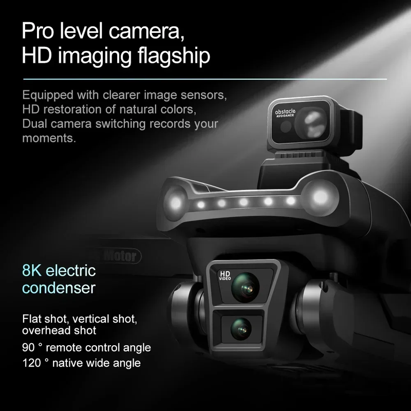 Xiaomi V198 GPS Drone 4K Professional HD Dual Camera 5G Wifi Photography Brushle