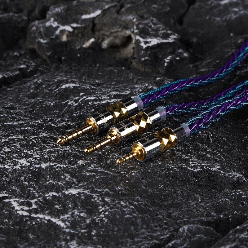 Dualgod Earphone in Ear Monitor Cable Silver Plated Furukawa Copper+Graphene Wir
