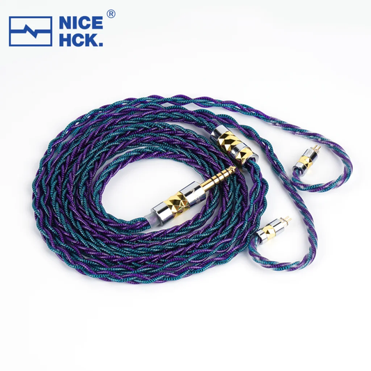 Dualgod Earphone in Ear Monitor Cable Silver Plated Furukawa Copper+Graphene Wir