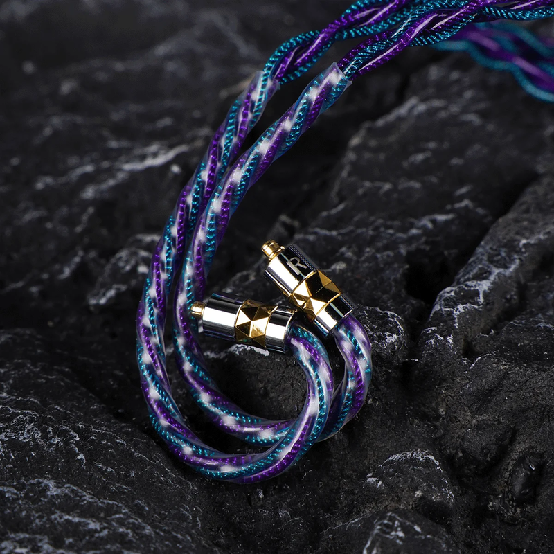 Dualgod Earphone in Ear Monitor Cable Silver Plated Furukawa Copper+Graphene Wir