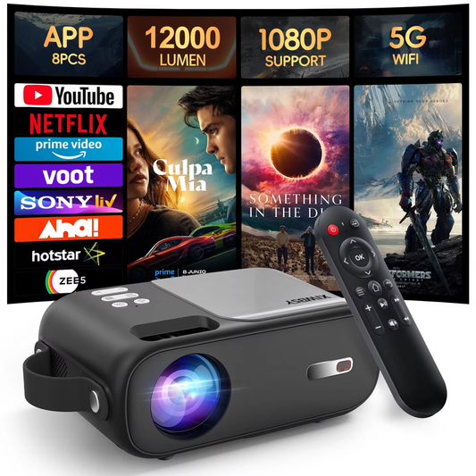 XIWSBY 12000Lumens Mini Android Projector Full HD Portable Proyector Home Cinema