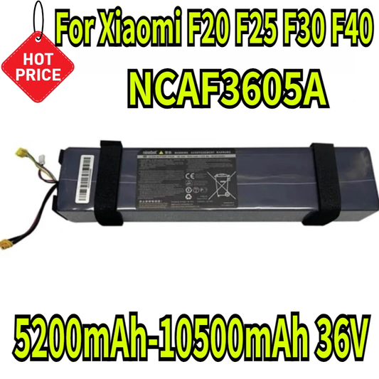 Batterie for Xiaomi 5200Mah-10500Mah Pour Scooter Electrique Ninebot NCAF3605A F