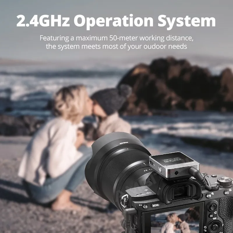 Movelink M2 UC2 LT2 2.4Ghz Wireless Lavalier Microphone for DSLR Cameras Camcord