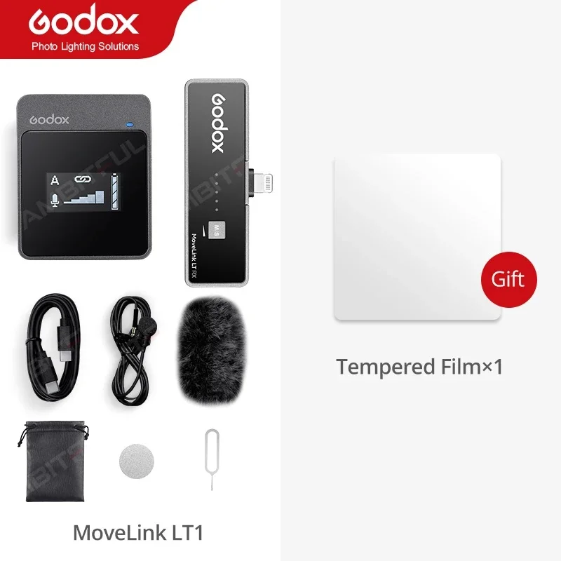 Movelink M2 UC2 LT2 2.4Ghz Wireless Lavalier Microphone for DSLR Cameras Camcord