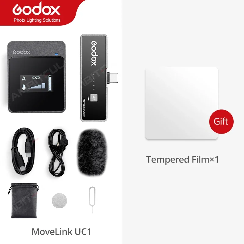 Movelink M2 UC2 LT2 2.4Ghz Wireless Lavalier Microphone for DSLR Cameras Camcord