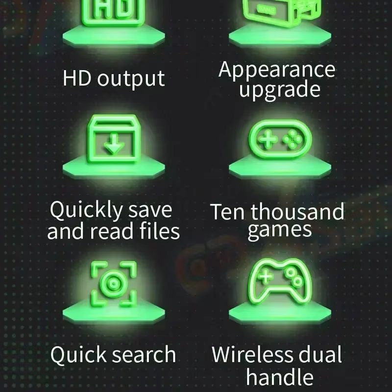 Retro U9 Game Console 500GB Gaming HDD Window+Batocera 3865U 70000+Games for Wii