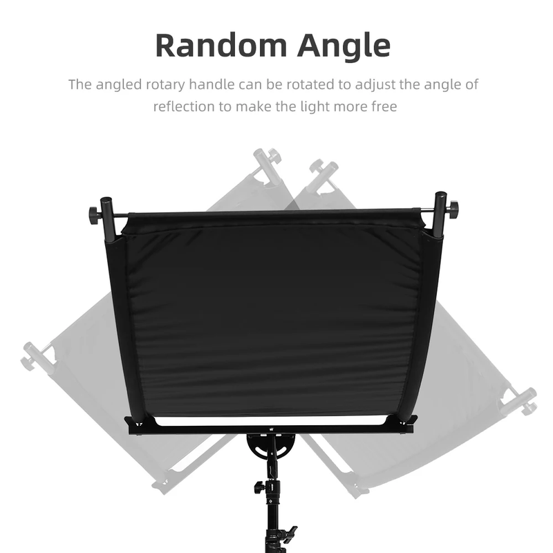 U-Type 155*61Cm 4In1 Silver Black White Gold Reflector Diffuer Collapsible Photo