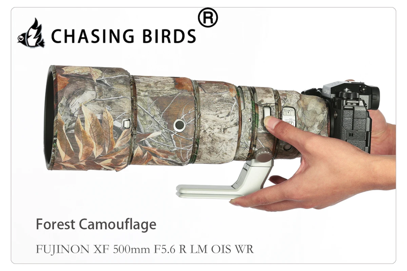 Camouflage Lens Coat for Fujifilm XF 500Mm F5.6 R LM OIS WR Elastic Waterproof a