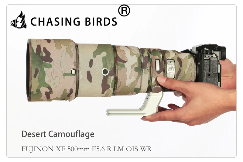 Camouflage Lens Coat for Fujifilm XF 500Mm F5.6 R LM OIS WR Elastic Waterproof a