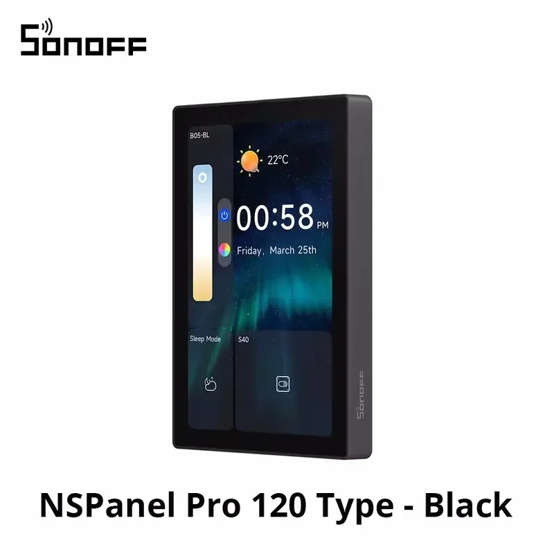 Nspanel Pro 120 Smart Home Control Panel Touch Screen Zigbee 3.0 Gateway Voice C