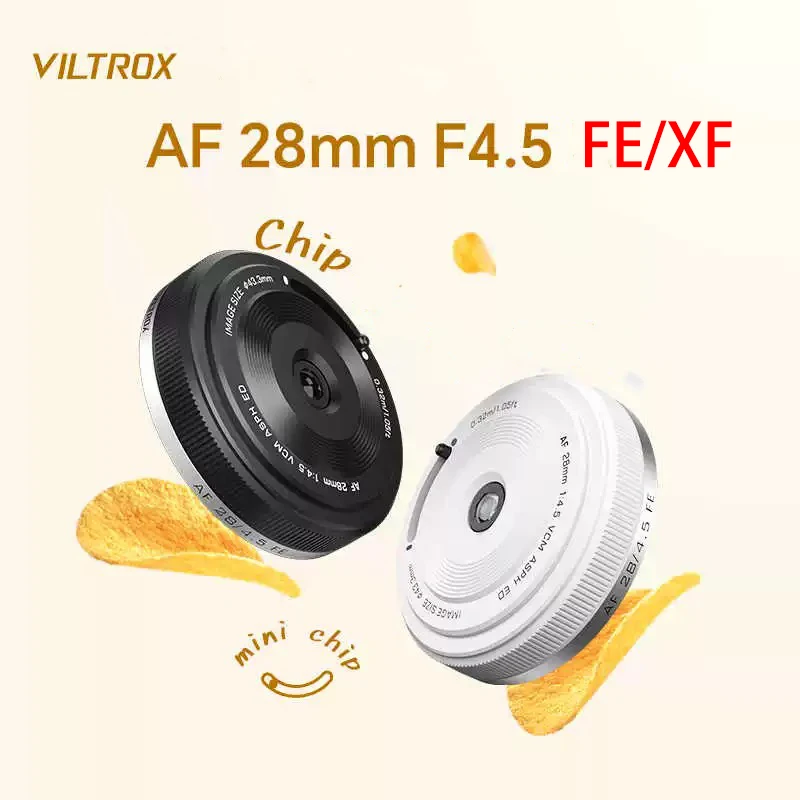 VILTROX 28Mm F4.5 Pancake Lens Autofocus Full Frame Lens Retro Ultra-Thin 60G fo