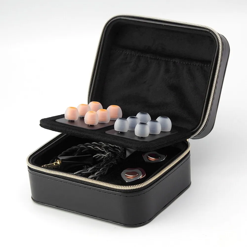 Tulip HIFI Earphone with Petal-Shaped Design 2PIN Detachable 10MM Gold Ring Larg