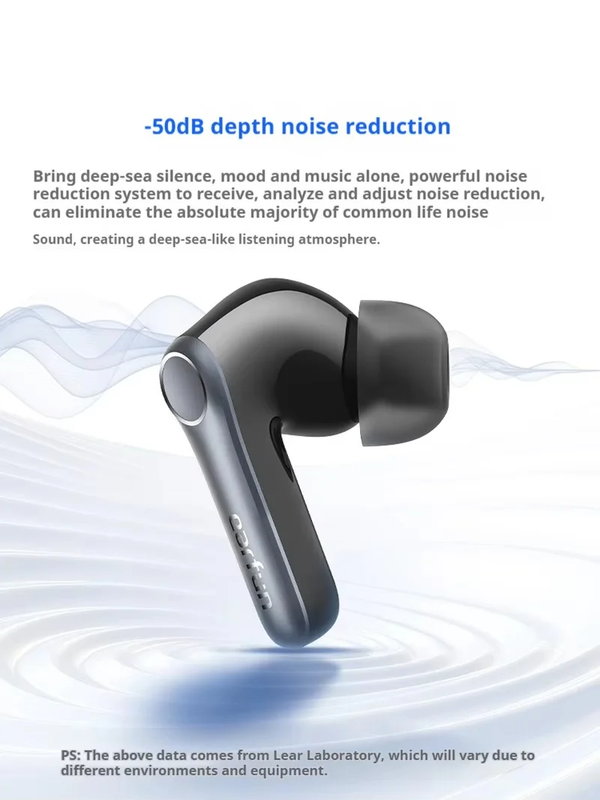 Earfun Air Pro 4 Wireless Bluetooth Earphone in Ear Active Noise Reduction Earph
