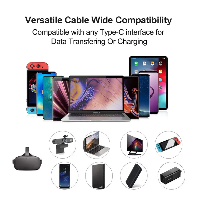 LONGON Type C Active Optical Fiber Cable Compatible for Camera Oculus Link Quset