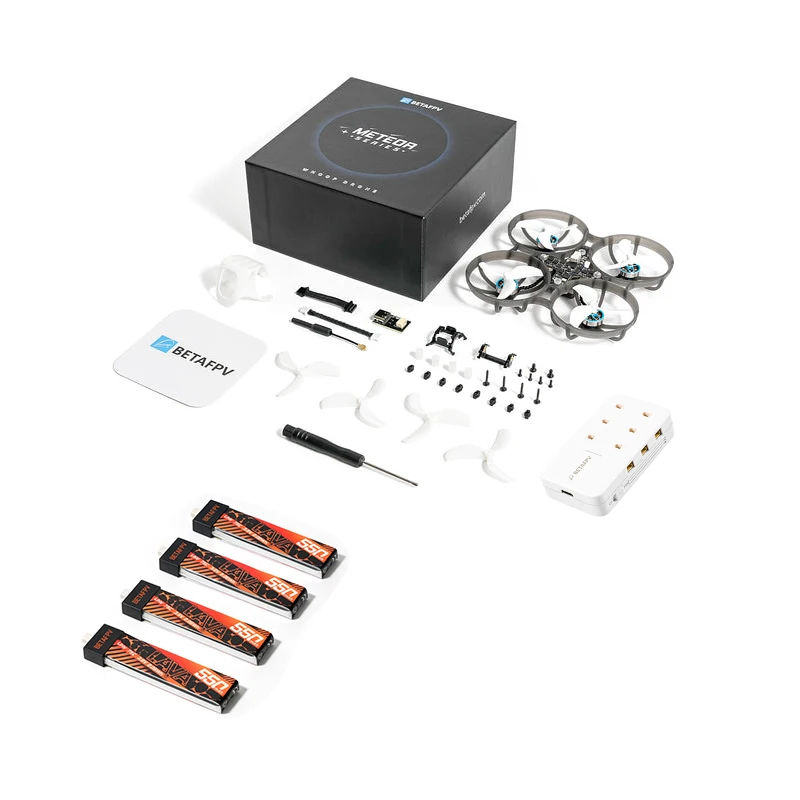 Meteor75 Pro O4 Brushless Whoop Quadcopter 1102 22000KV Motor Matrix 1S 3IN1 HD