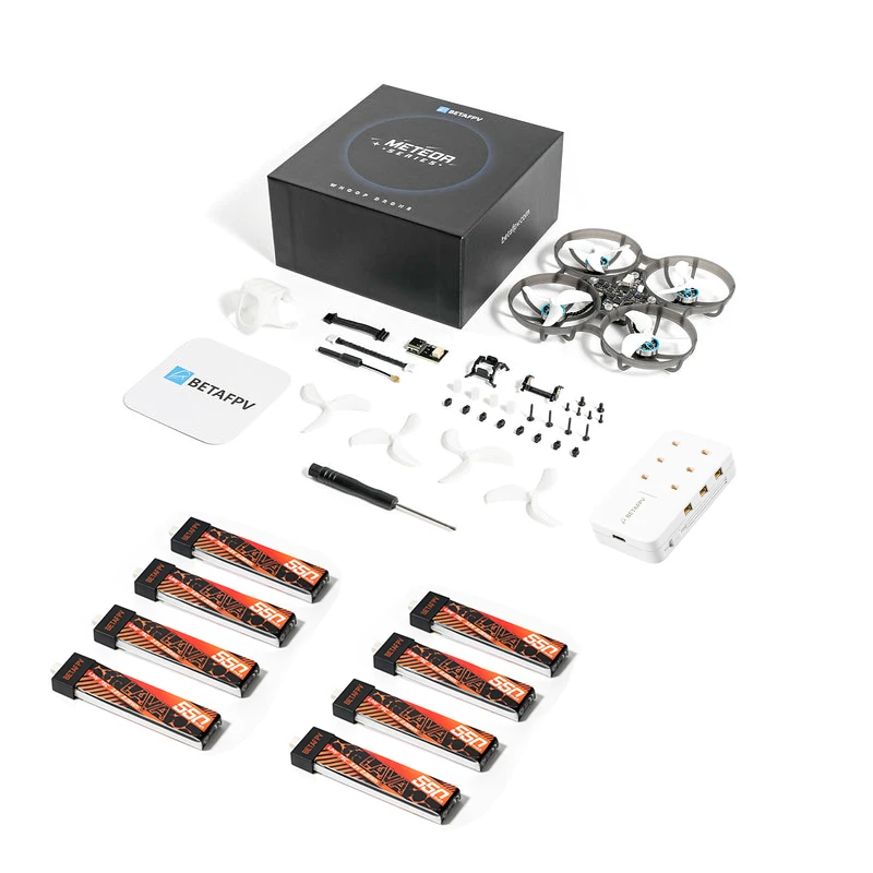 Meteor75 Pro O4 Brushless Whoop Quadcopter 1102 22000KV Motor Matrix 1S 3IN1 HD