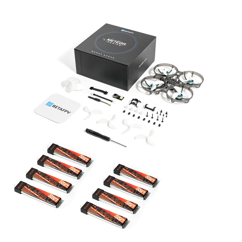 Meteor75 Pro O4 Brushless Whoop Quadcopter 1102 22000KV Motor Matrix 1S 3IN1 HD