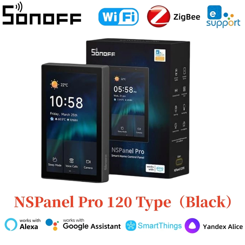 Nspanel Pro 120 Type Smart Home Control Panel Smart Scene Ewelink Remote Control