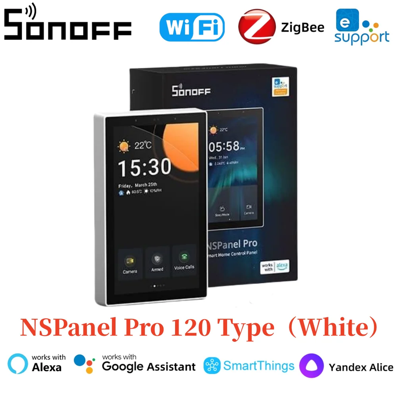 Nspanel Pro 120 Type Smart Home Control Panel Smart Scene Ewelink Remote Control