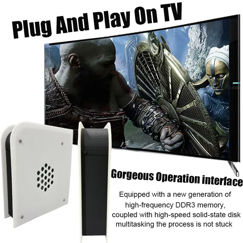 Upgrade Gaming Experience M15 MAX Plug and Play on TV Game Box 500G HDD 70000+Ga