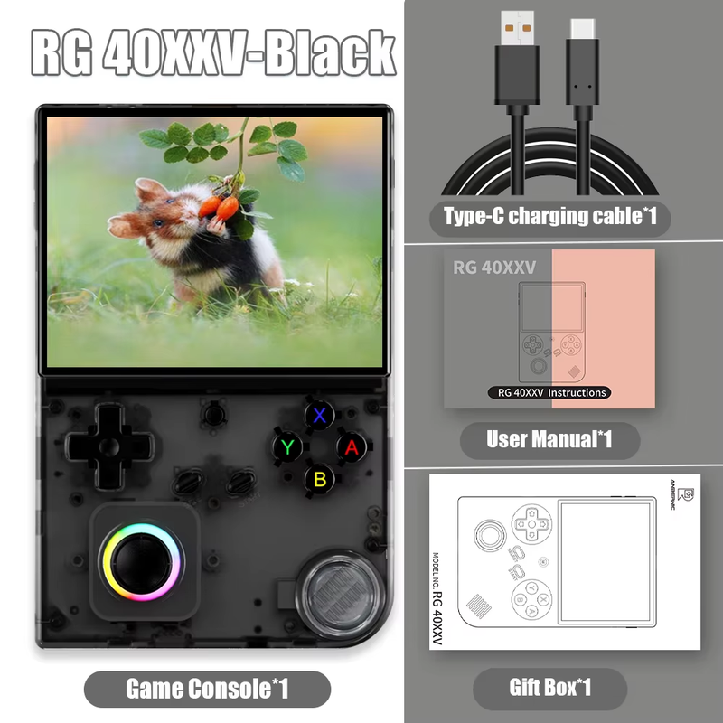 RG 40XXV 64 Bit Linux 4.0'' IPS 640*480 Screen Portable Game Player Tv-Hd-Out 32
