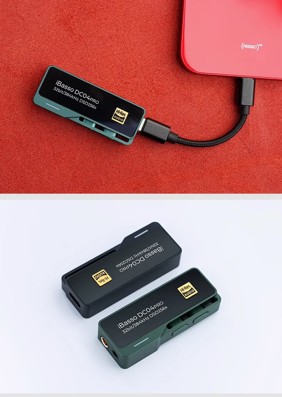 Ibasso DC04PRO Decoding Ear Amplifier Type-C to 3.5Mm4.4 Apple Android