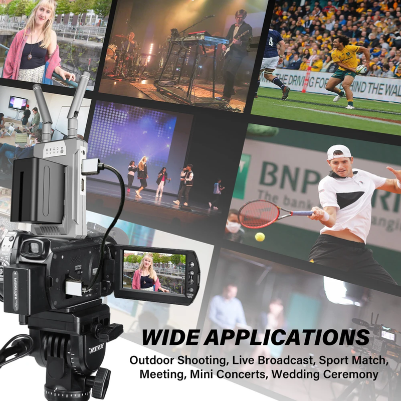 Hdmi Wireless Transmitter Receiver HDMI In&Out 60Ms Latency 1080P60 Range 250M f