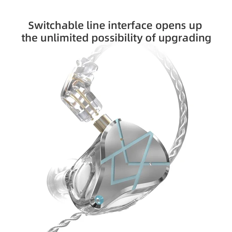 ASX 10BA In-Ear Earphone 20 Balanced Armature Unit Headset HIFI Metal Monitor Ea