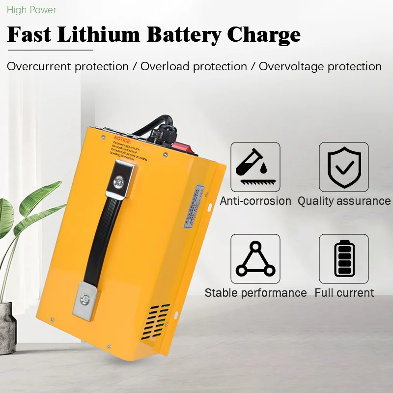 High Power 12V 24V 36V 48V 60V 72V 3~20S 15A 25A 40A 50A 60A Battery Chargers wi