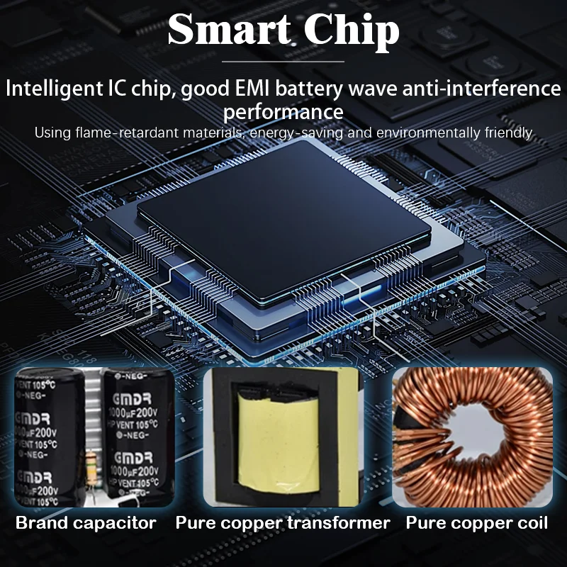 High Power 12V 24V 36V 48V 60V 72V 3~20S 15A 25A 40A 50A 60A Battery Chargers wi