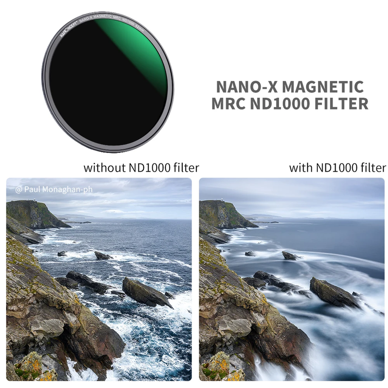 Magnetic Filter Kit ND1000 MC UV CPL Ultra Slim Filter Camera Lens and Filter Ba
