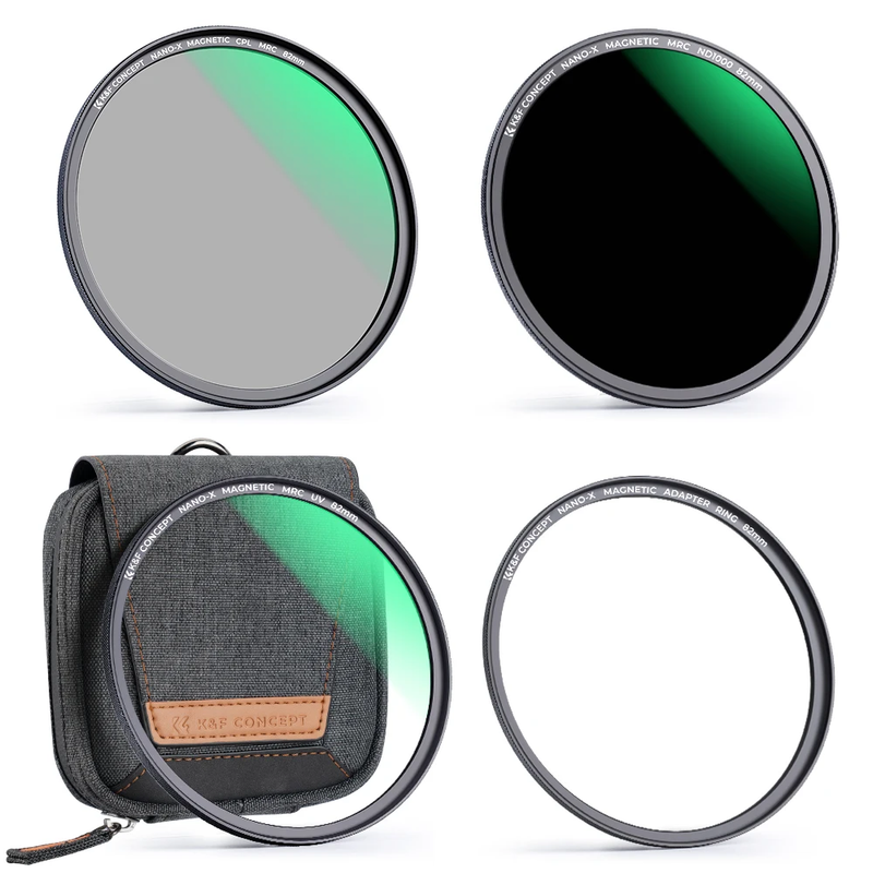 Magnetic Filter Kit ND1000 MC UV CPL Ultra Slim Filter Camera Lens and Filter Ba