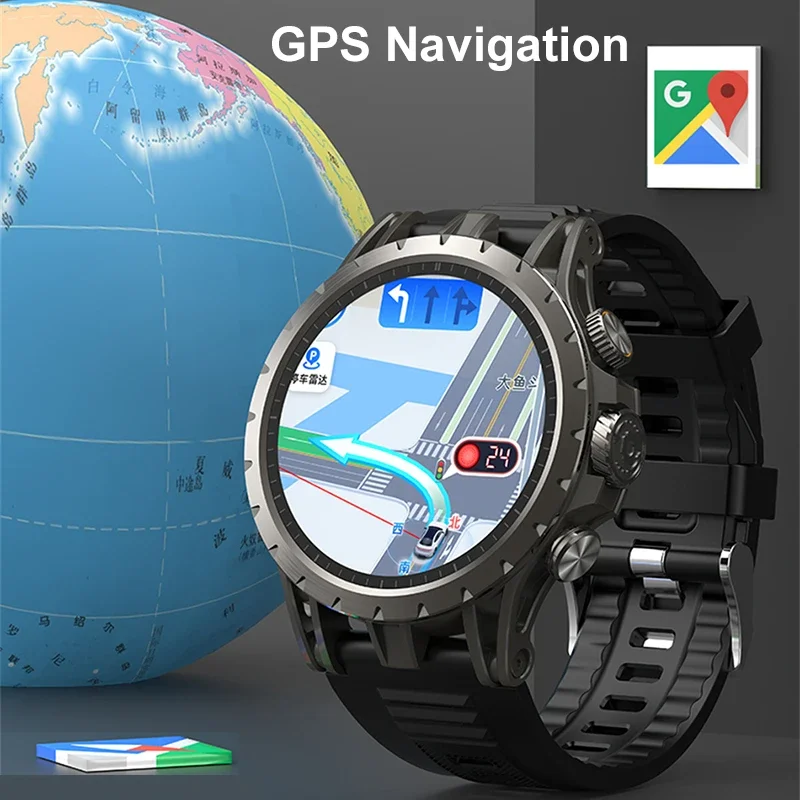 5G Full Netcom Smart Watch 4G with Android 9.0 5MP Rotating Camera GPS WIFI Goog