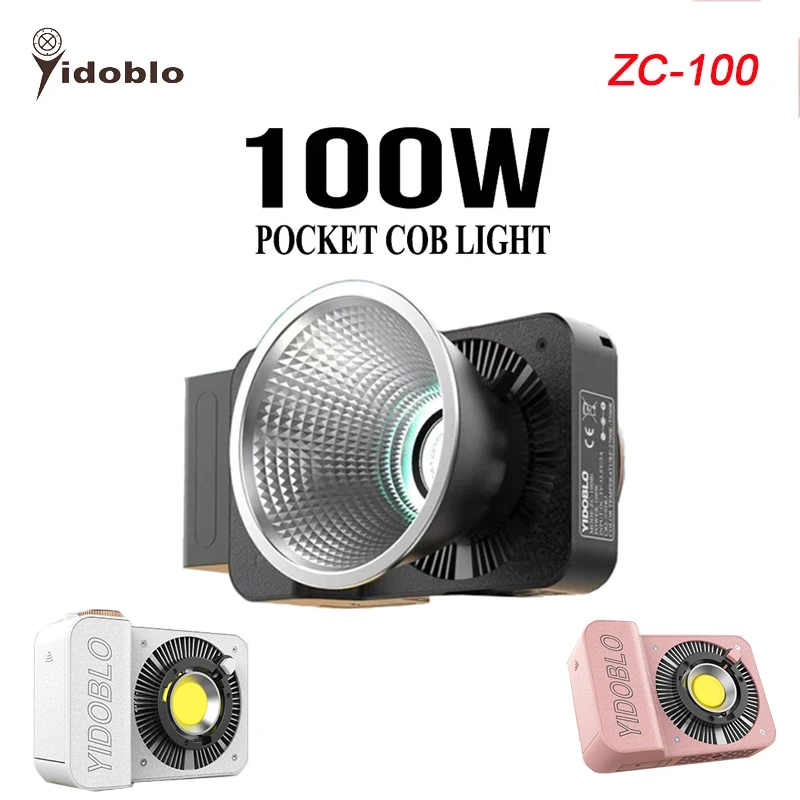 Yidoblo ZC-100 100W COB LED Light Classic Photography Lighting Pocket Lights + S