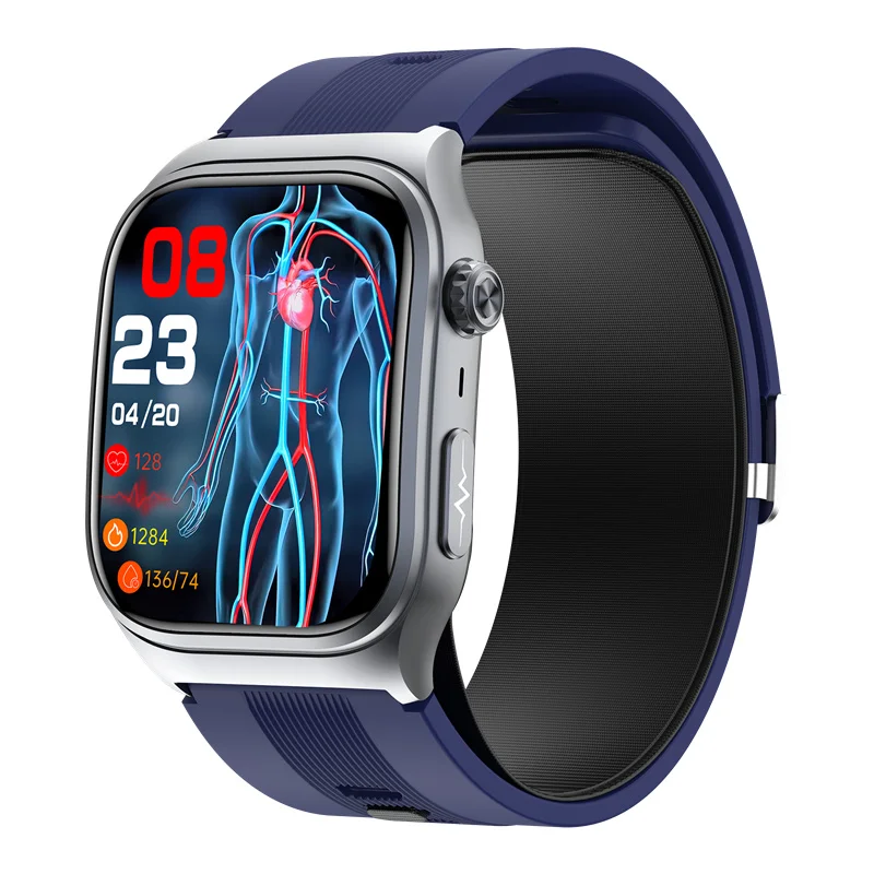 ECG Smart Watch S15 Air Pump Air Sac True Accurate Blood Pressure Oxygen Health