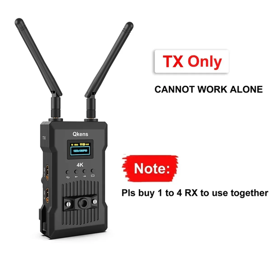 5G 4K Wireless Transmission Video Transmitter Receiver Dual Display HDMI Extende