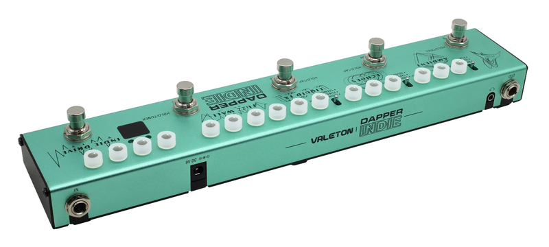 Valeton Dapper Indie Combined Effects Pedal with Fast,Accurate Tuning for Ambien