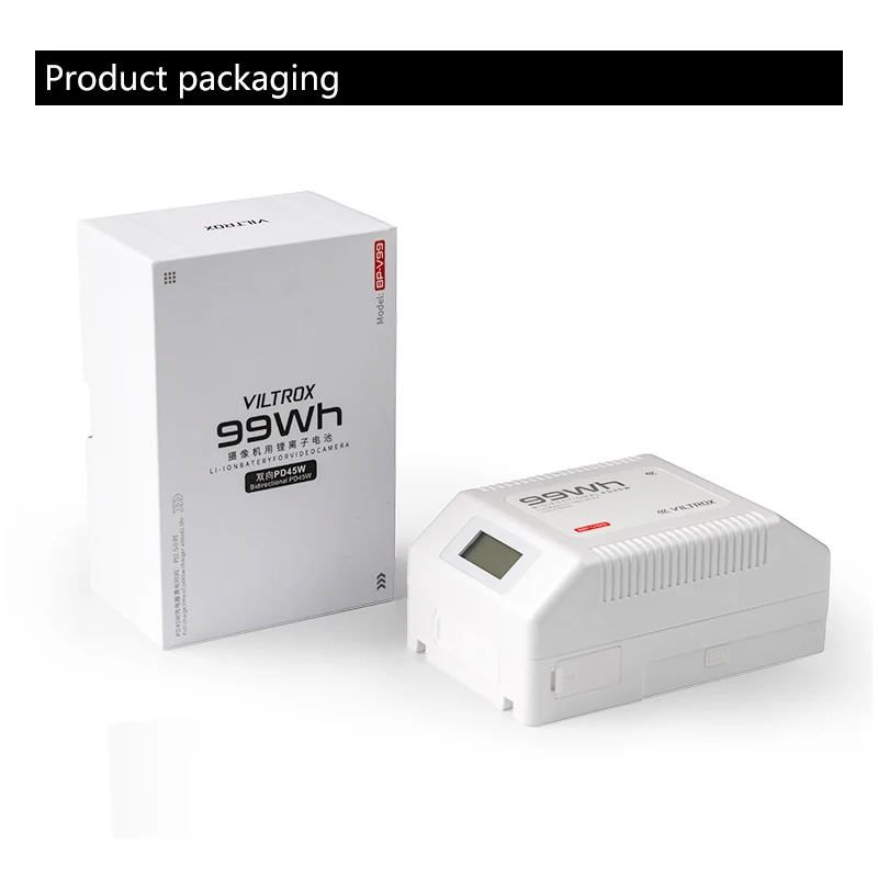 VILTROX BP-V50 BP-V99 BP-V150 Mini V-Mount/V-Lock High-Capacity Battery D-TAP/BP