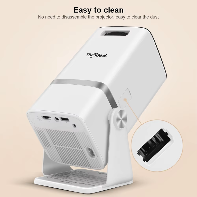 Mini HD Projector TD80W PK HY320 HY300 Full HD 1080P 2K 4K Android 13 Portable L