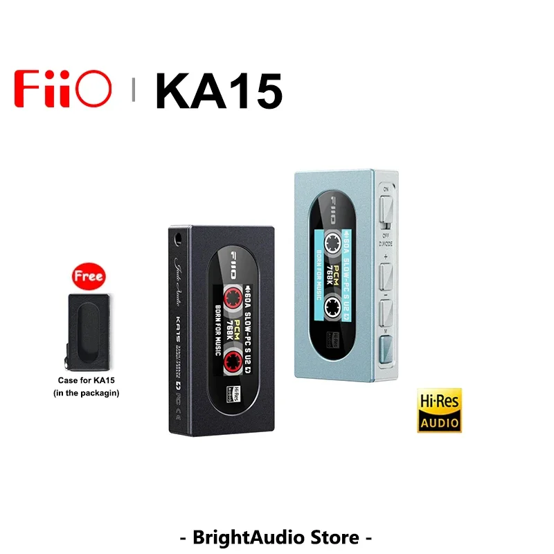KA15 Portable USB DAC AMP Headphone Amplifier Dongle Desktop Mode Hi-Res Audio D