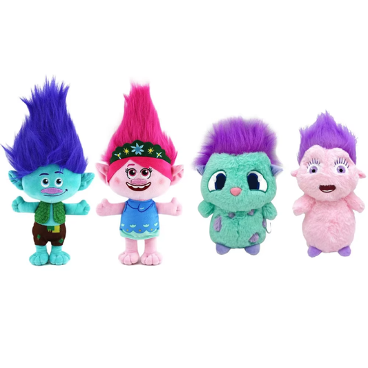 4Style TROLLS BAND TOGETHER Plush Toy Cute Soft Stuffed Cartoon Anime Home Decor