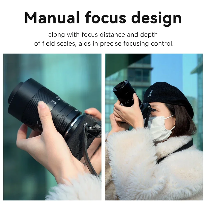 7Artisans 60Mm F2.8 APS-C Manual Macro Prime Lens for Canon EOS-M M50 M50 Mark I