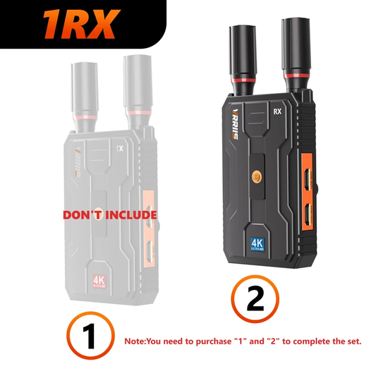 4K Wireless HDMI Video Transmitter and Receiver Extender Kit 400M Los Range for
