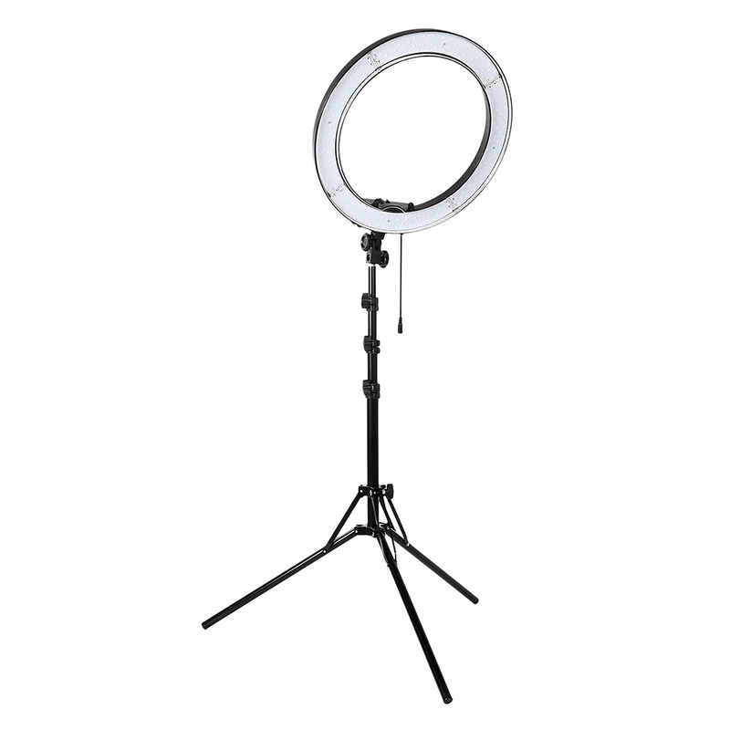 55W 18 Inch Camera Phone LED Ring Light Photography Studio Dimmable Ring Lamp wi